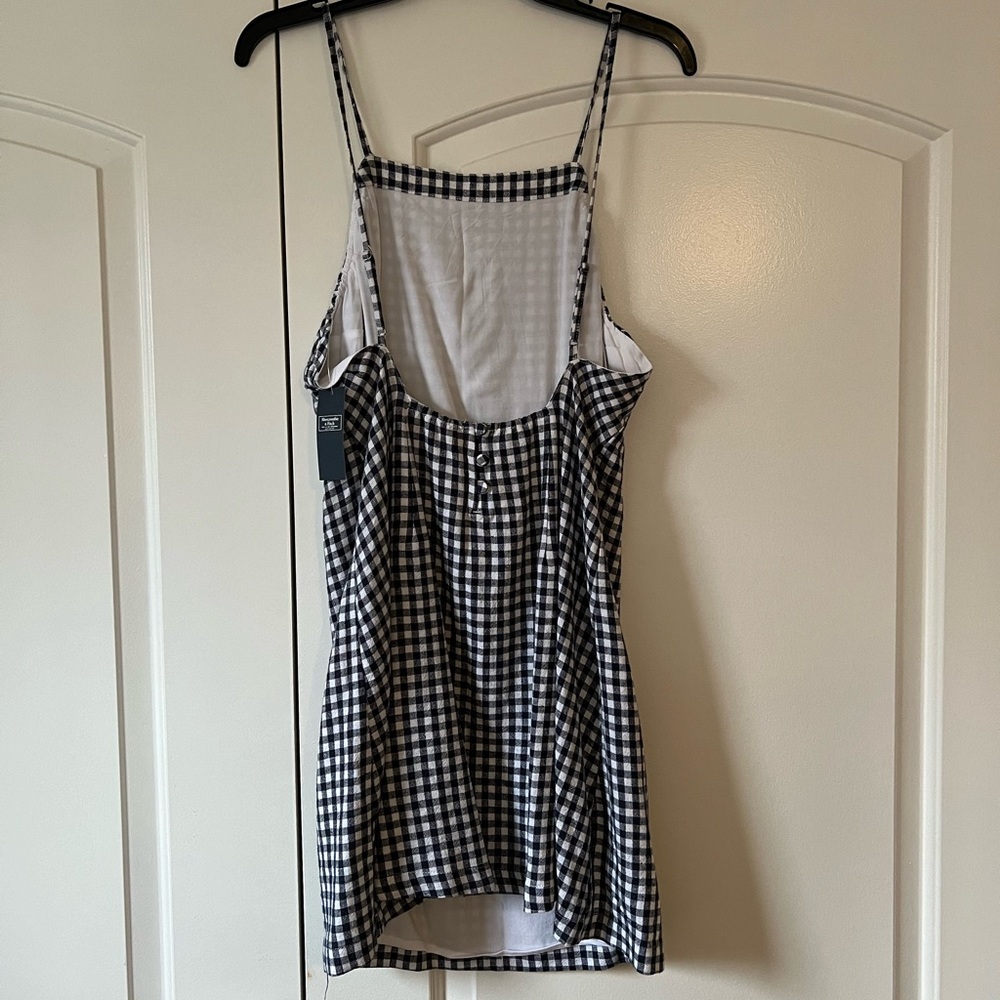 BNWT Abercrombie and ditch gingham mini dress